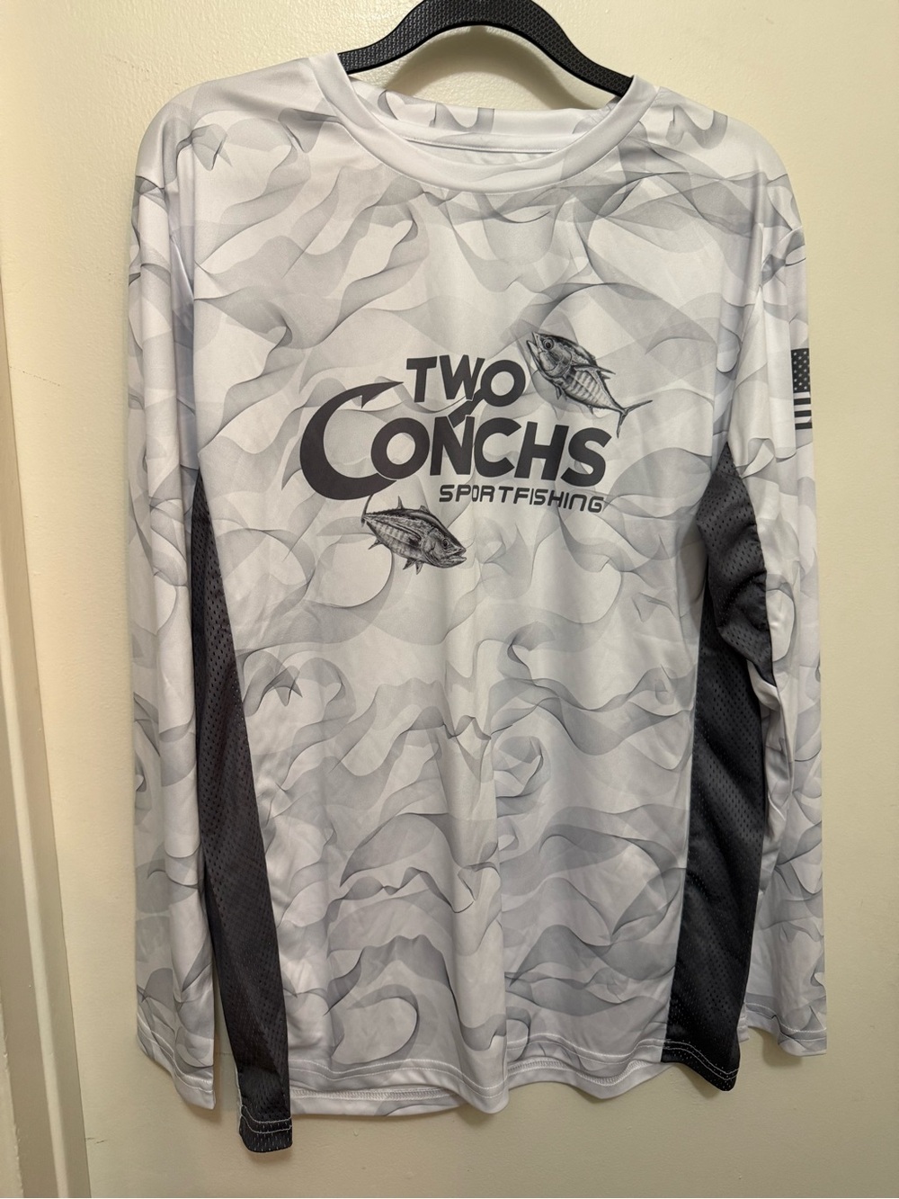 Performance Fishing Shirt Men's Gray - Long Sleeve